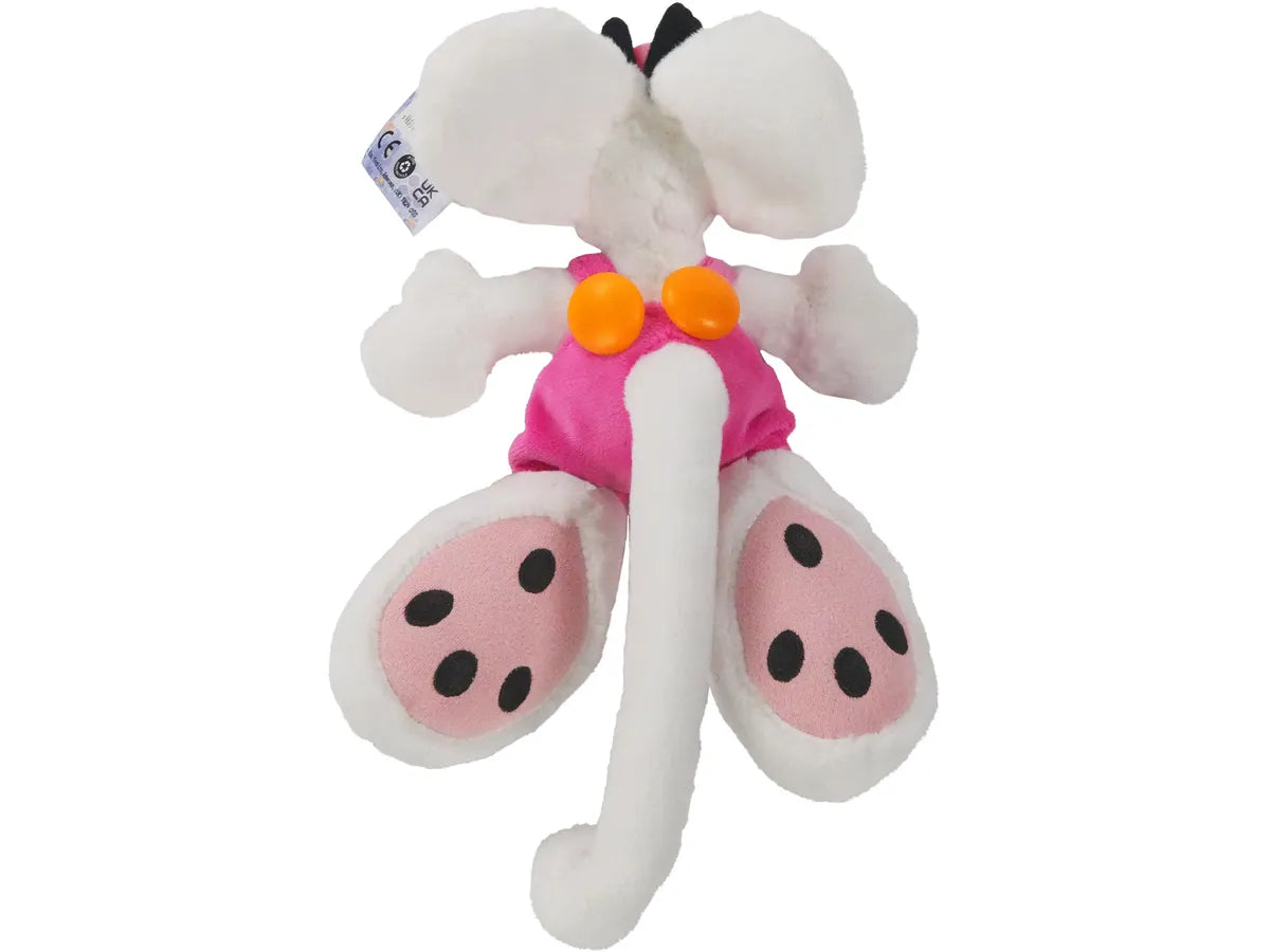 Diddl Plüschmaus Kuscheltier 20cm mit Latzhose Pink