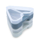 Znünibox Dreieck Snackle 2er Set Schieferblau