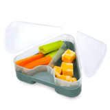 Znünibox Dreieck Snackle 2er Set Schieferblau