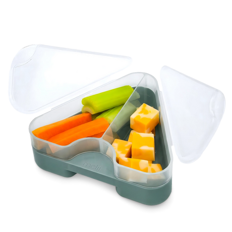 Znünibox Dreieck Snackle 2er Set Schieferblau