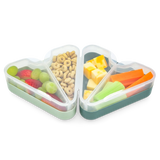 Znünibox Dreieck Snackle 2er Set Schieferblau