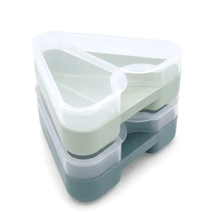 Znünibox Dreieck Snackle 2er Set Salbei