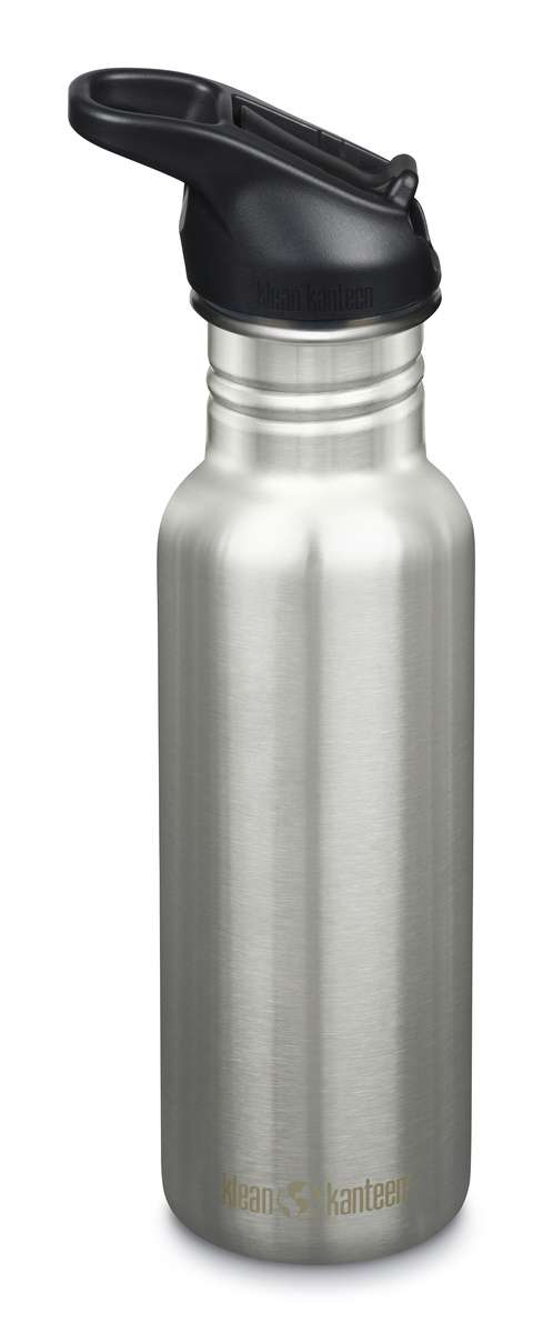 Edelstahl Trinkflasche Klean Kanteen Sport Brushed Stainless