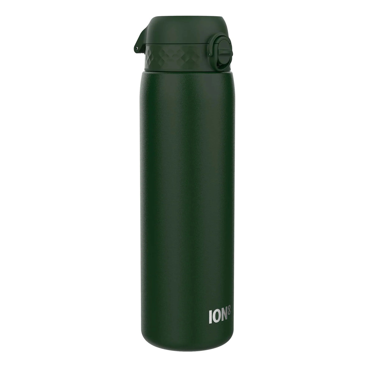 Edelstahl Trinkflasche Ion8 1200ml Dunkelgrün