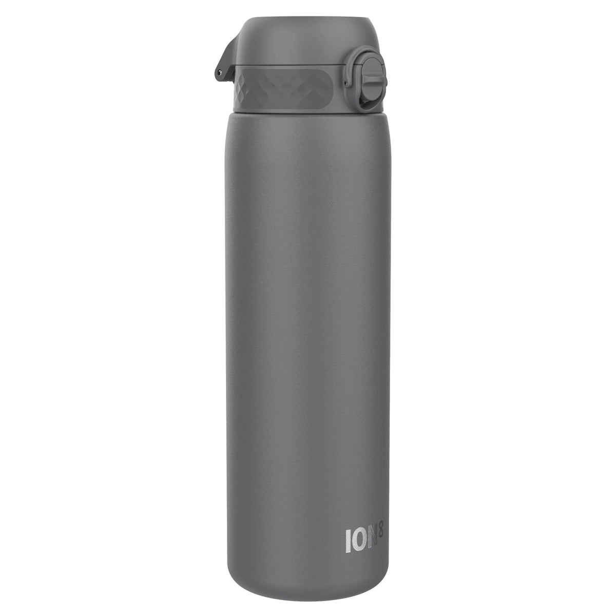 Edelstahl Trinkflasche Ion8 1200ml Dunkelgrau