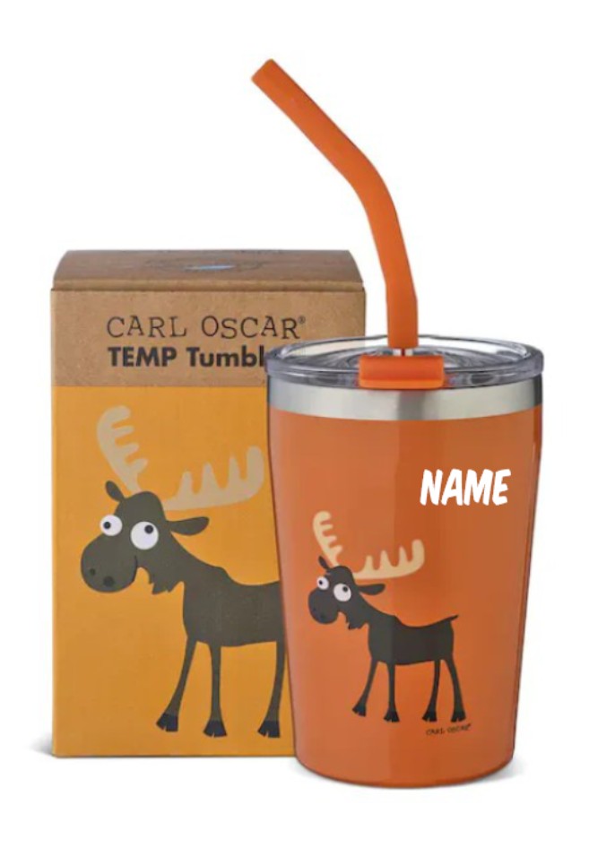 Kinder Thermobecher Carl Oscar Orange