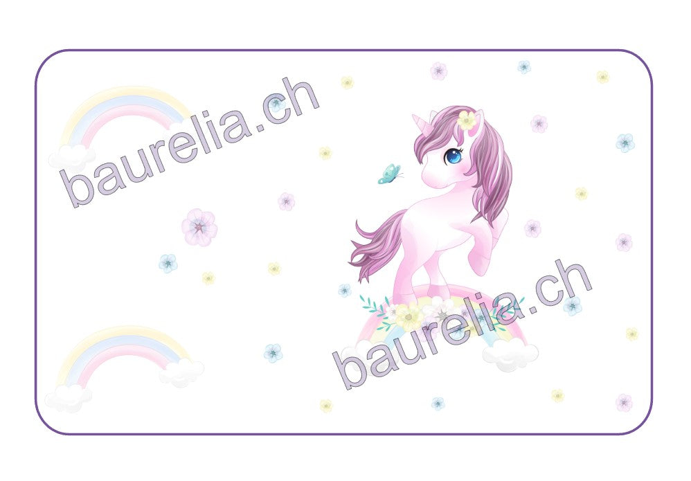 Baurelia Box Inlay bedruckt Einhorn 7