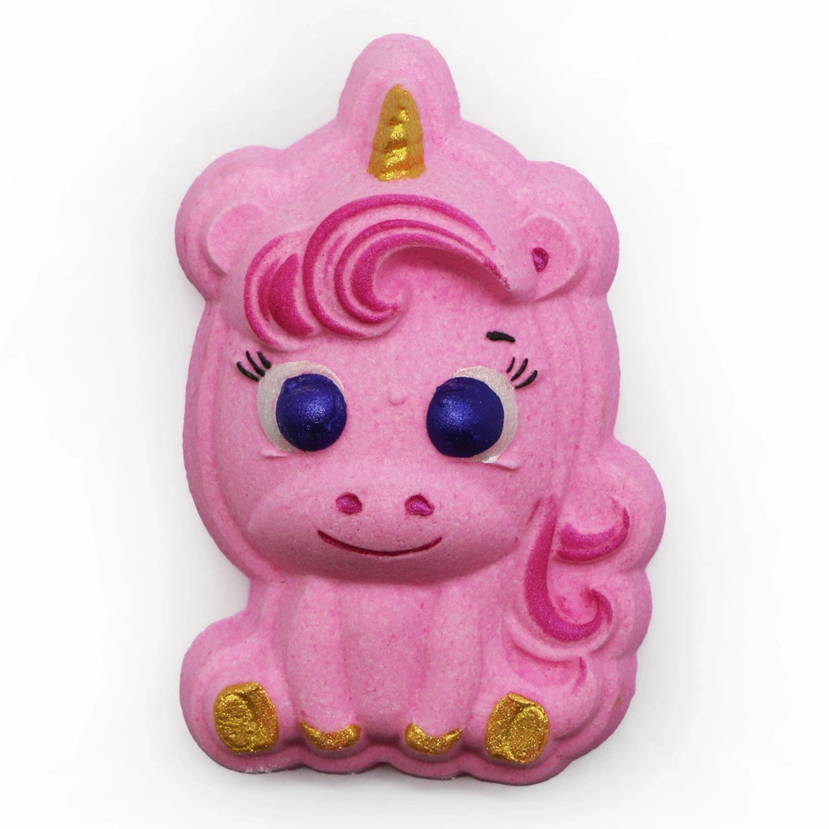 Badekugel handgemacht Einhorn rosa