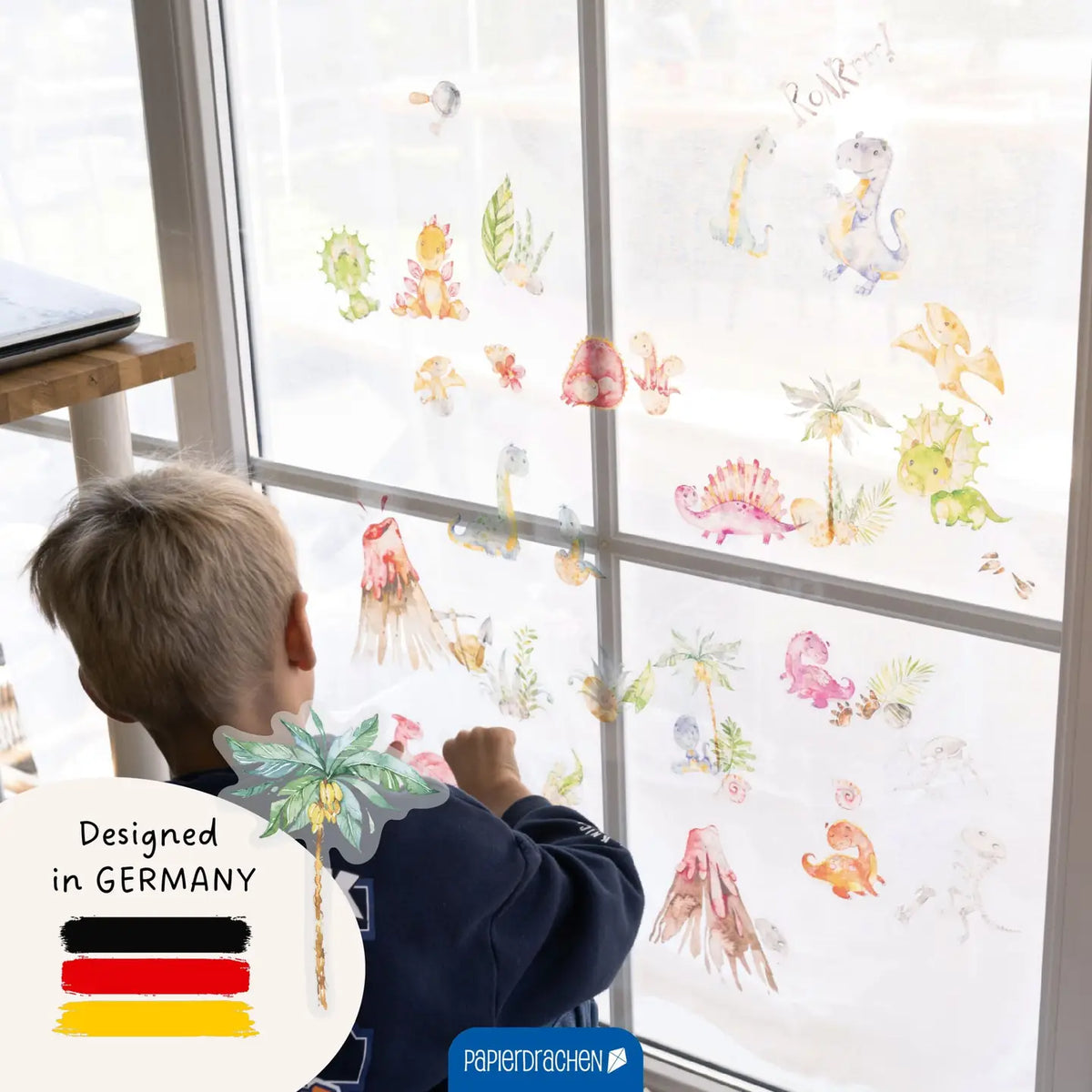Fensteraufkleber Dinosaurier