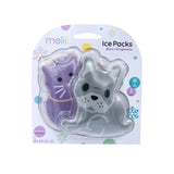 Kühlbags Gel Eisbeutel Melii 2er Set Katze & Bulldoge