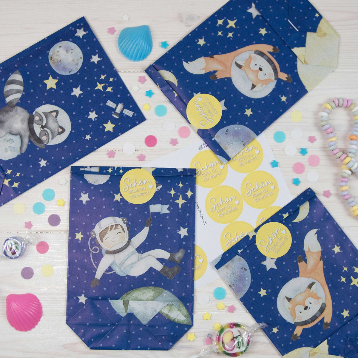 Geschenktüten Space