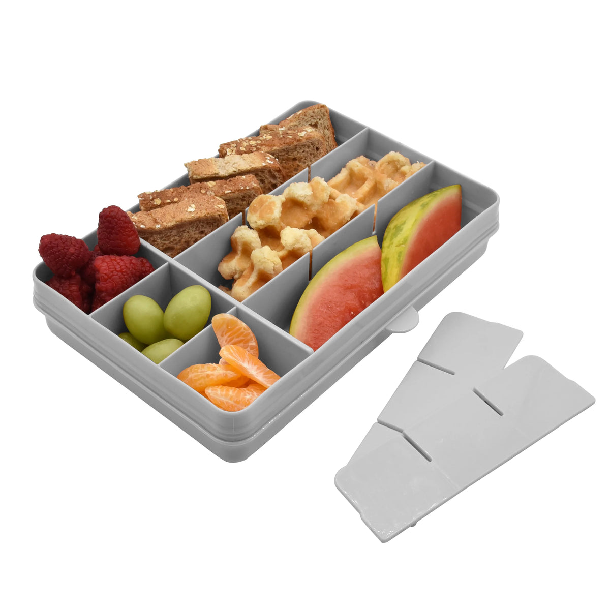 Znünibox Snackbox Melii mit 12 Unterteilungen Berry