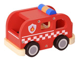 Holzspielzeug Feuerwehrauto