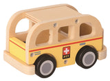 Holzspielzeug Postauto