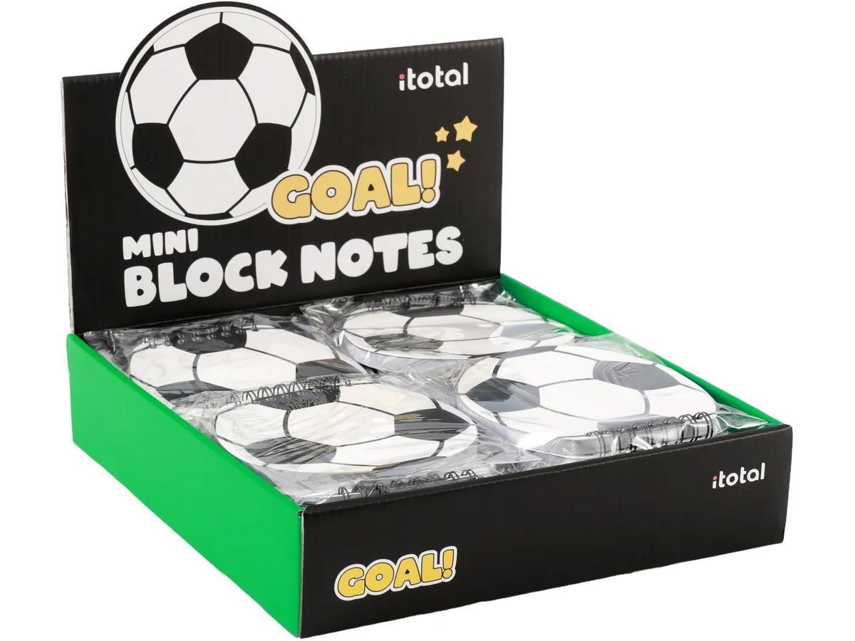 Notizblock Fussball