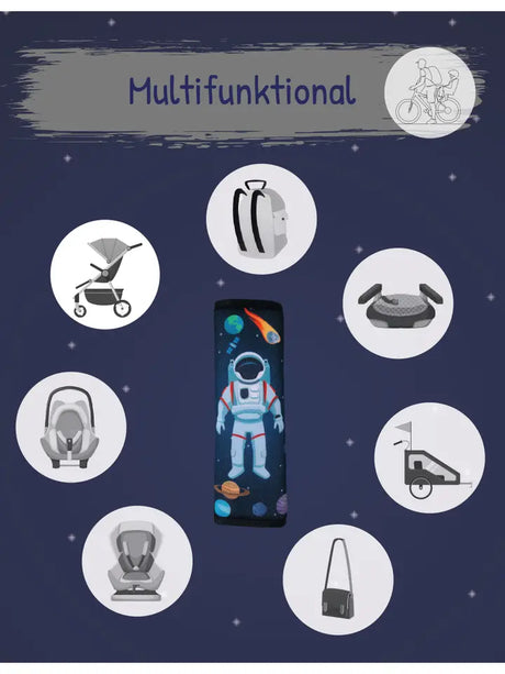 Kinder Autogurt Schutzpolster Astronaut
