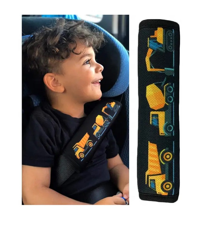 Kinder Autogurt Schutzpolster Baufahrzeuge