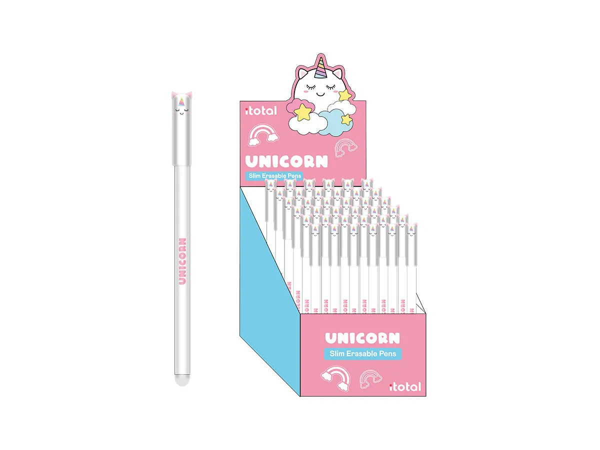 Gelschreiber radierbar Einhorn weiss