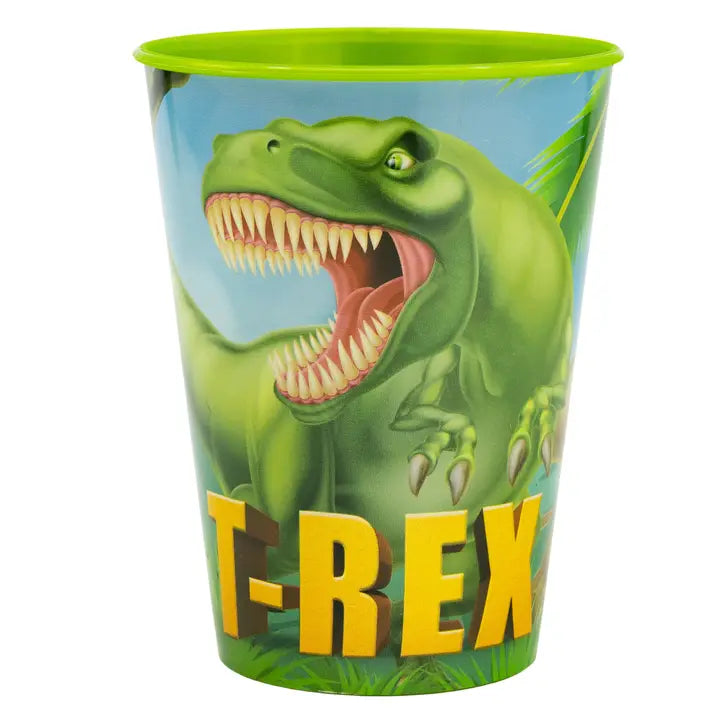 Comic Zahnputz Trinkbecher T-Rex klein