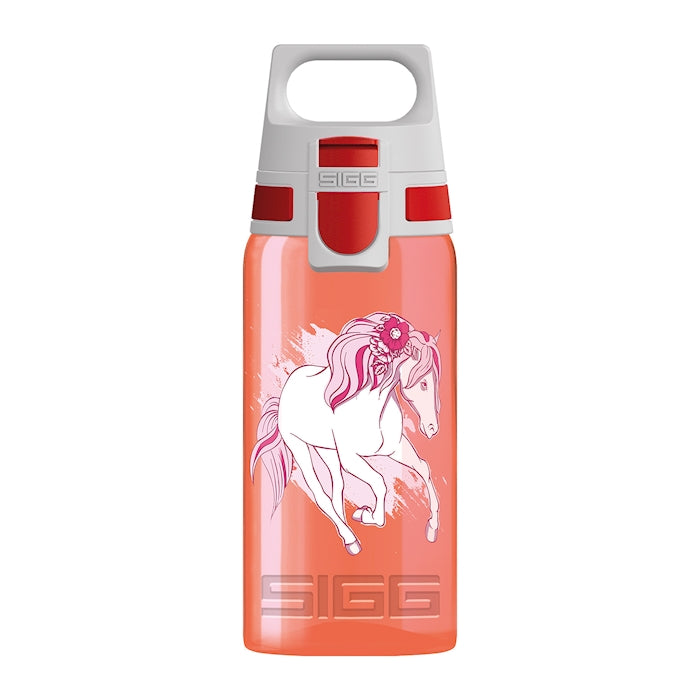 Kinder Trinkflasche Sigg Viva One 500ml Pferd Blume