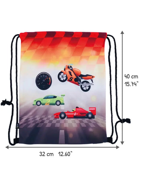 Turnbeutel Kinder Polyester Racing