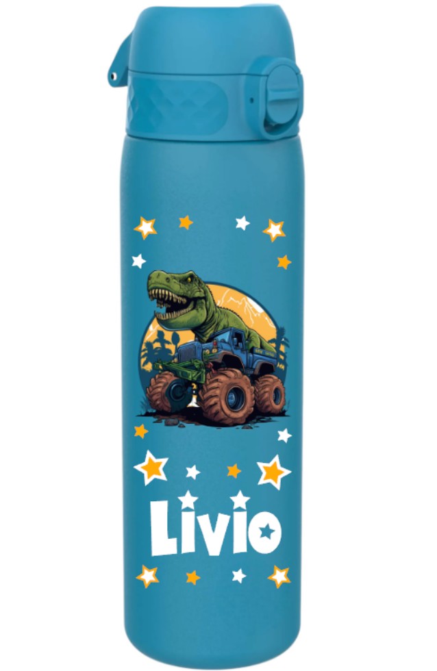 Edelstahl Trinkflasche Ion8 500ml Blau