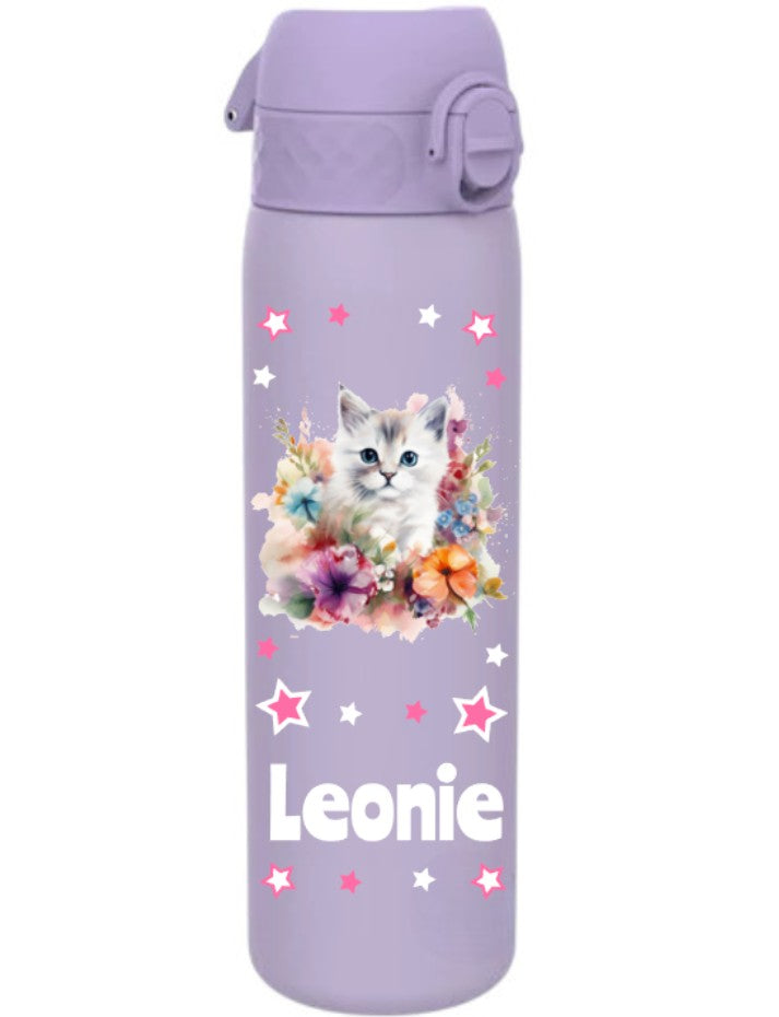 Edelstahl Trinkflasche Ion8 500ml Lavendel