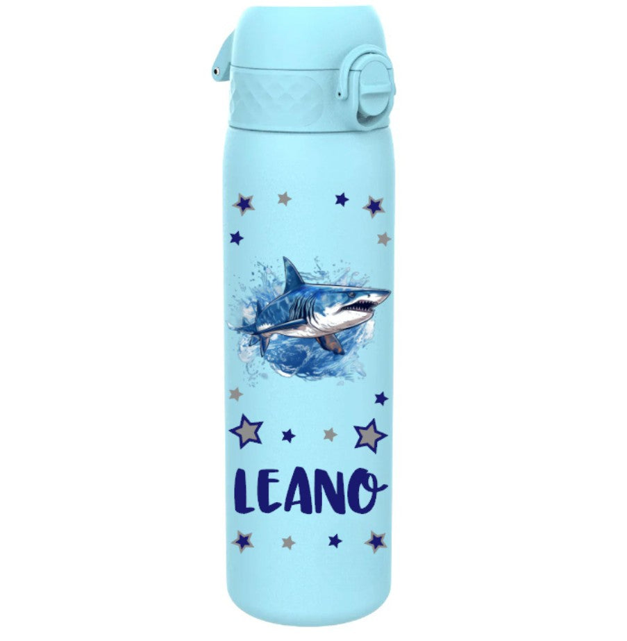 Edelstahl Trinkflasche Ion8 500ml Pastellblau