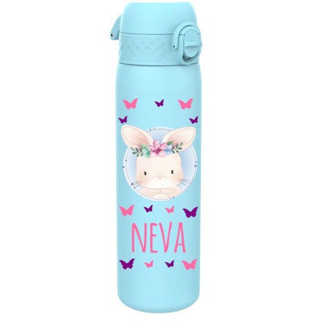 Edelstahl Trinkflasche Ion8 500ml Pastellblau