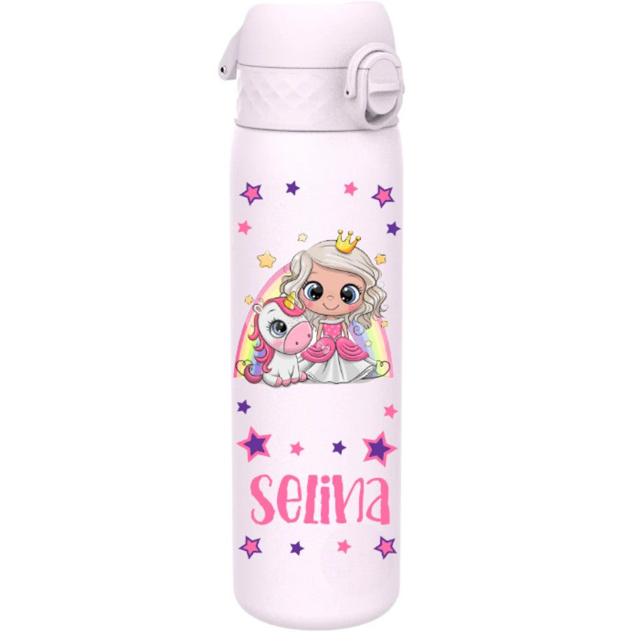 Edelstahl Trinkflasche Ion8 500ml Pastellrosa