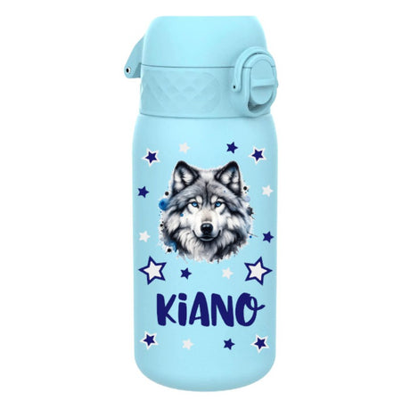 trinkflasche, trinkflasche kinder, trinkflasche kinder edelstahl, trinkflasche kinder edelstahl personalisiert, trinkflasche kinder ohne plastik, trinkflasche personalisiert, trinkflasche kinder personalisiert, trinkflasche junge, trinkflasche junge personalisiert, trinkflasche kinder auslaufsicher, kindergarten, schule, spielgruppe, trinkflasche bedruckt, trinkflasche beschriftet, trinkflasche mit wolf
