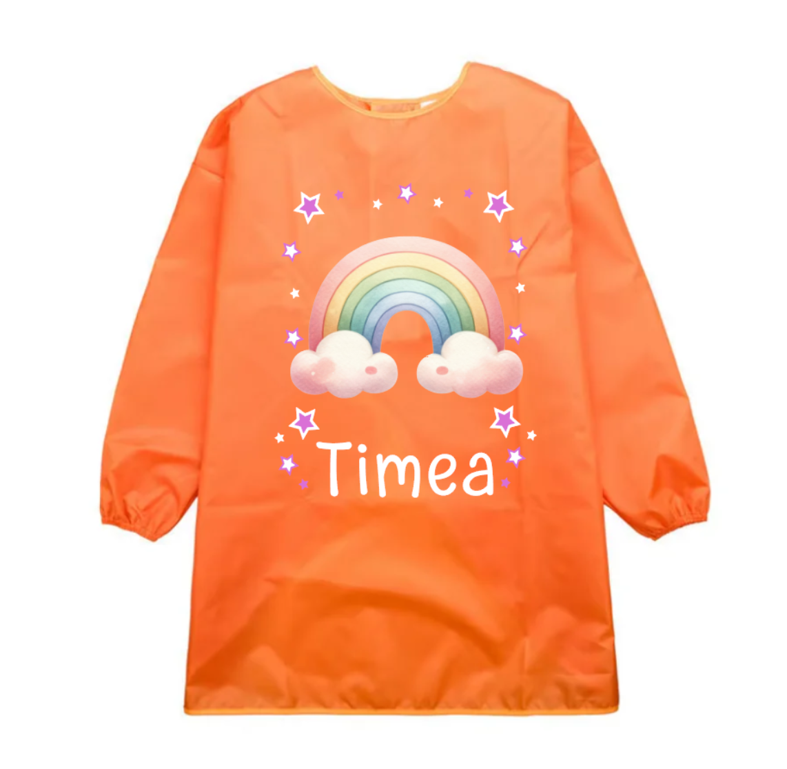 Malschürze für Kinder Uni Orange 4-6 Jahre