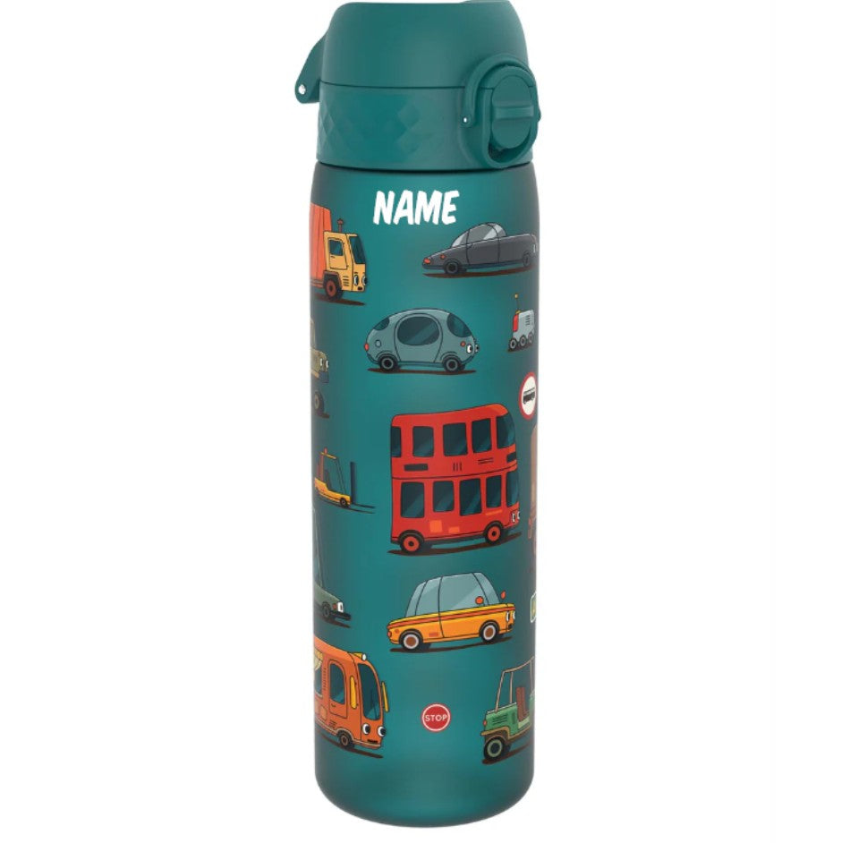 Trinkflasche Ion8 500ml mit Motiv Fahrzeuge