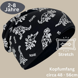 Kinder Winter Mütze & Loop Schal Reflektierend Dino