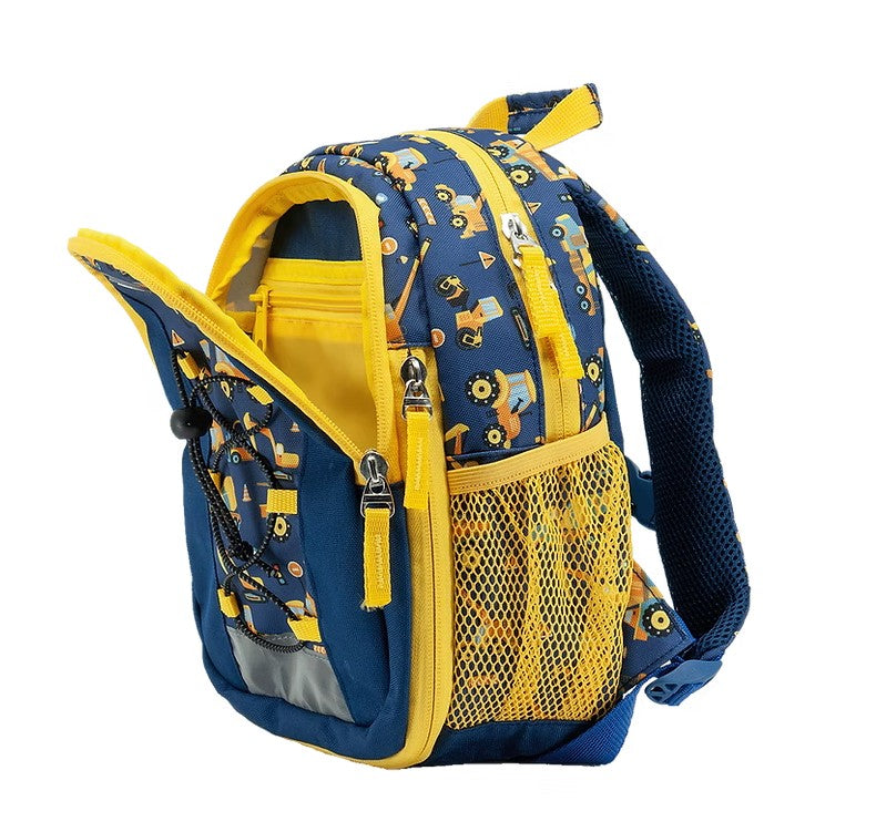 Kindergartenrucksack Funki Baustellenfahrzeuge
