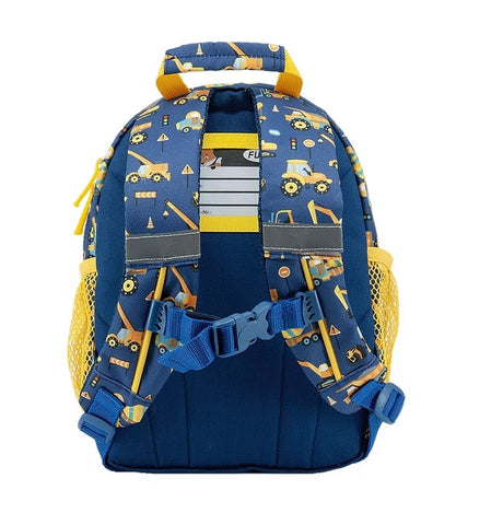 Kindergartenrucksack Funki Baustellenfahrzeuge