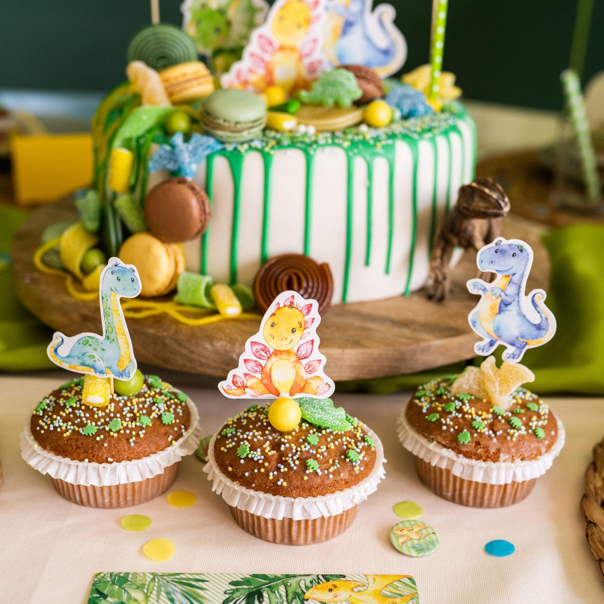 Kuchen Dekoration Dino