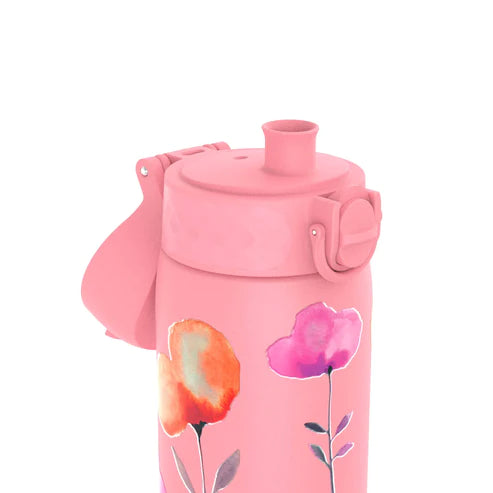 Edelstahl Trinkflasche Ion8 500ml Blume
