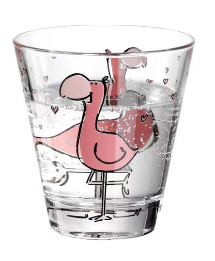 Trinkglas Leonardo Flamingo