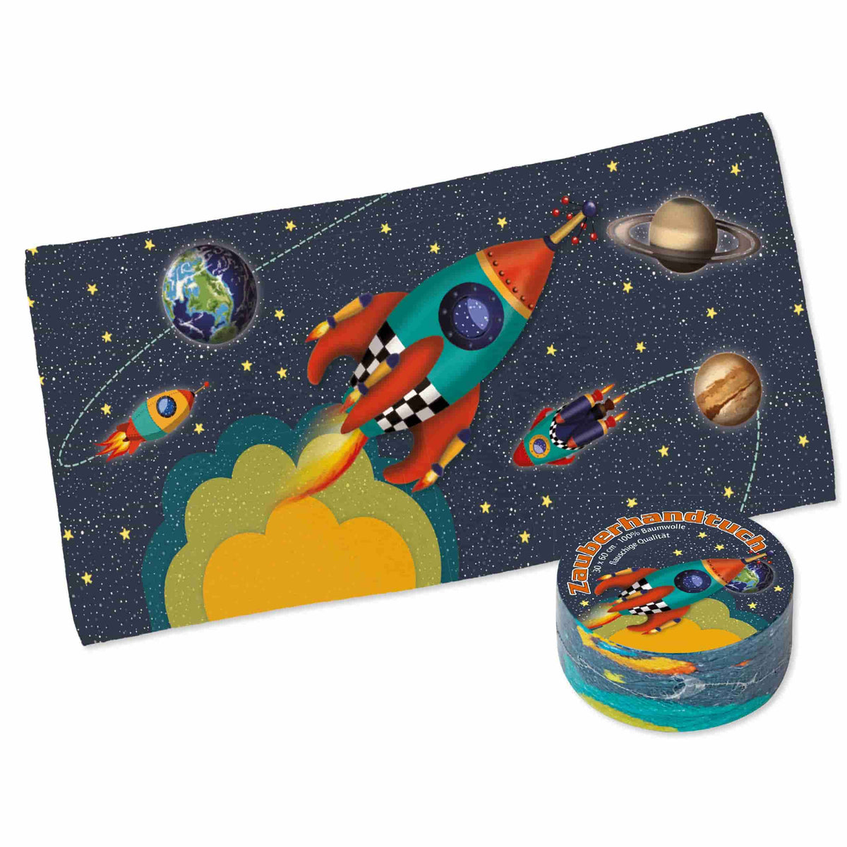 Magisches Handtuch XL Rakete
