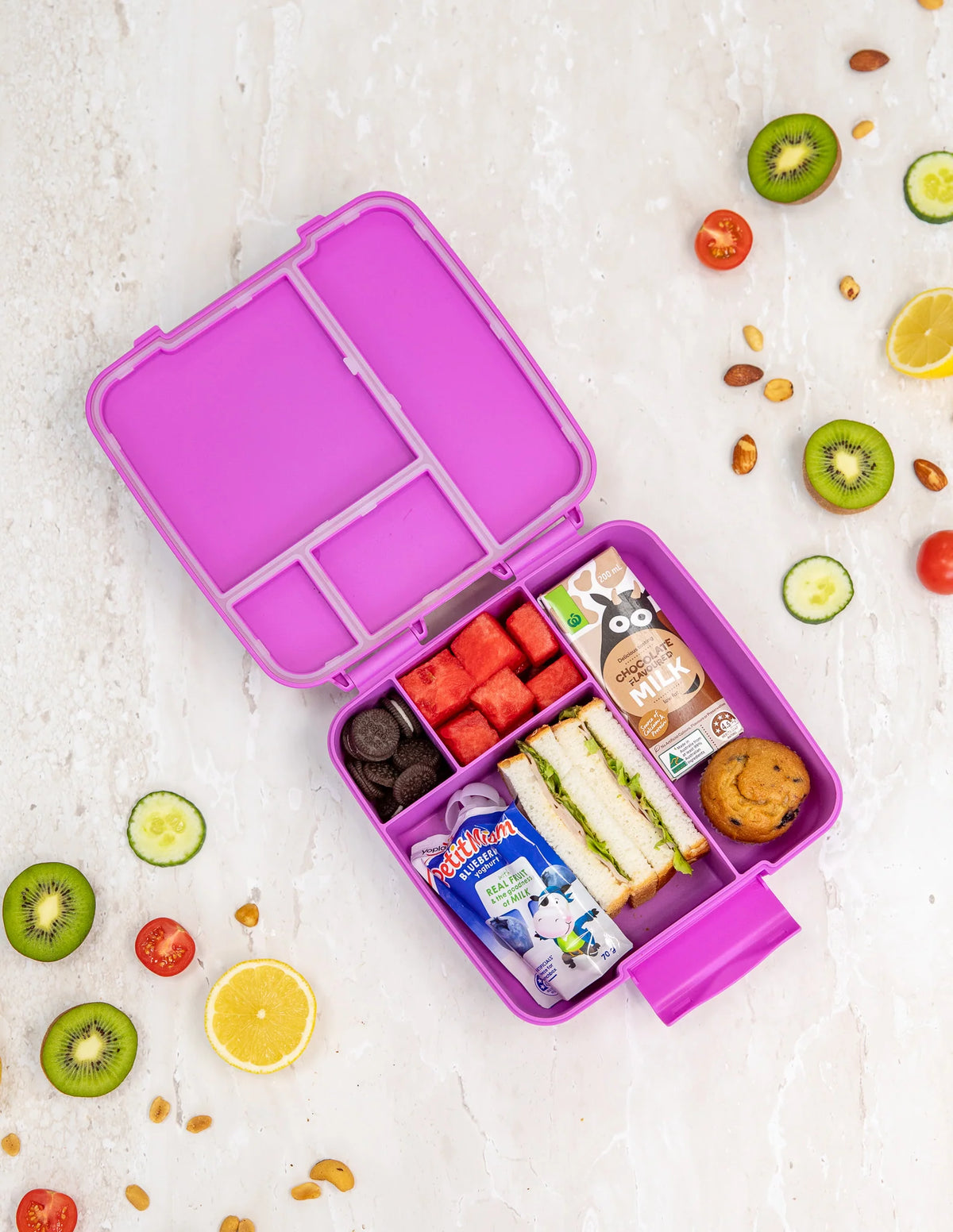 Znünibox Zubehör MontiiCo Silikonform Feast Fuchsia