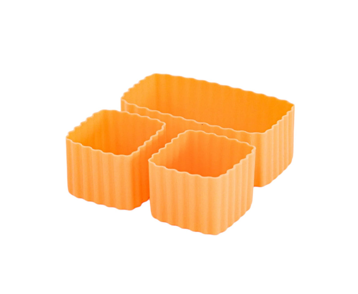 Silikonformen MontiiCo Bento Cups 3er Set Tangerine