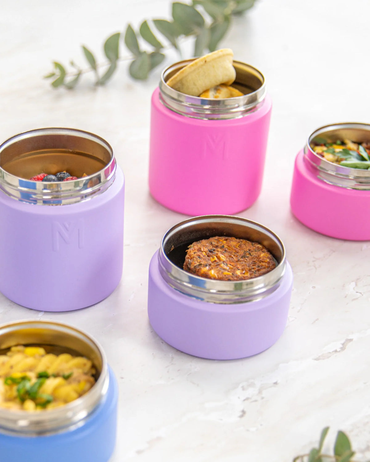 Thermobehälter Lunchbox MontiiCo Lilac