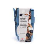 Znünibox Salat, Joghurt & Müeslibecher Blau