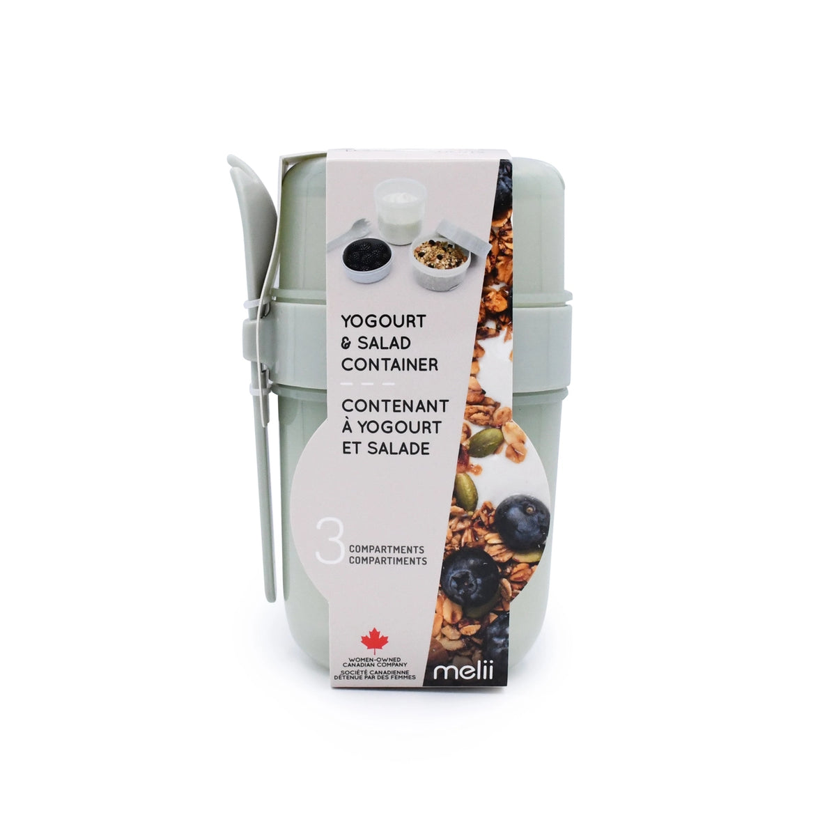 Znünibox Salat, Joghurt & Müeslibecher Salbei