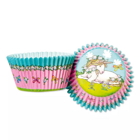 Muffinförmchen Set Einhorn Rosa