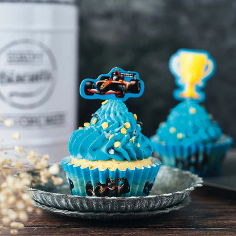 Muffinförmchen Set Rennautos