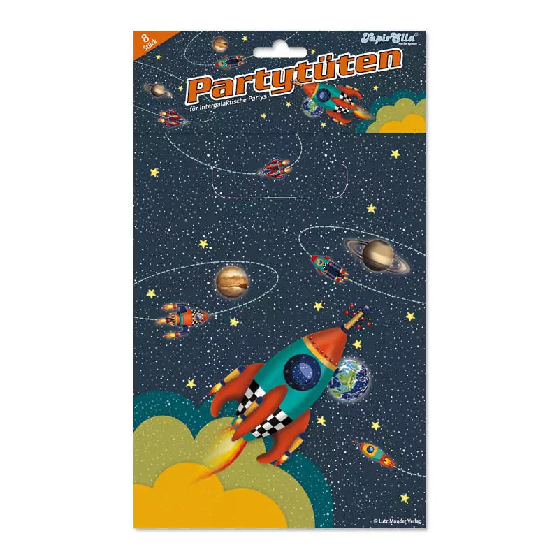 Geschenktüten Plastik Rakete