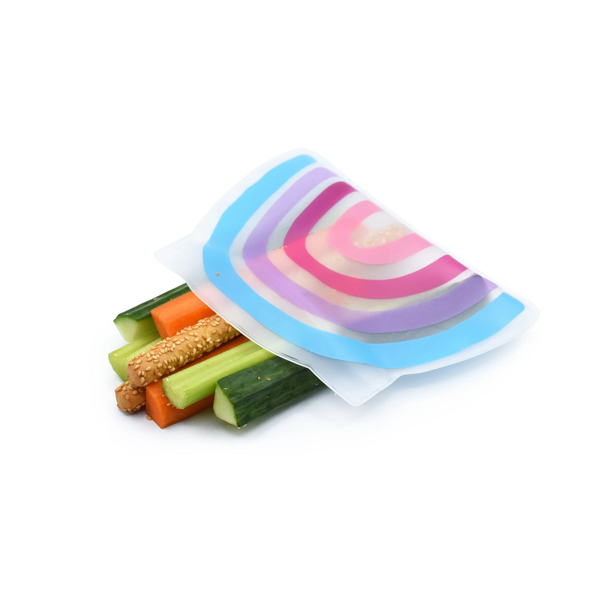 Lunchbag & Snackbeutel wiederverwendbar 6er Set Mädchen
