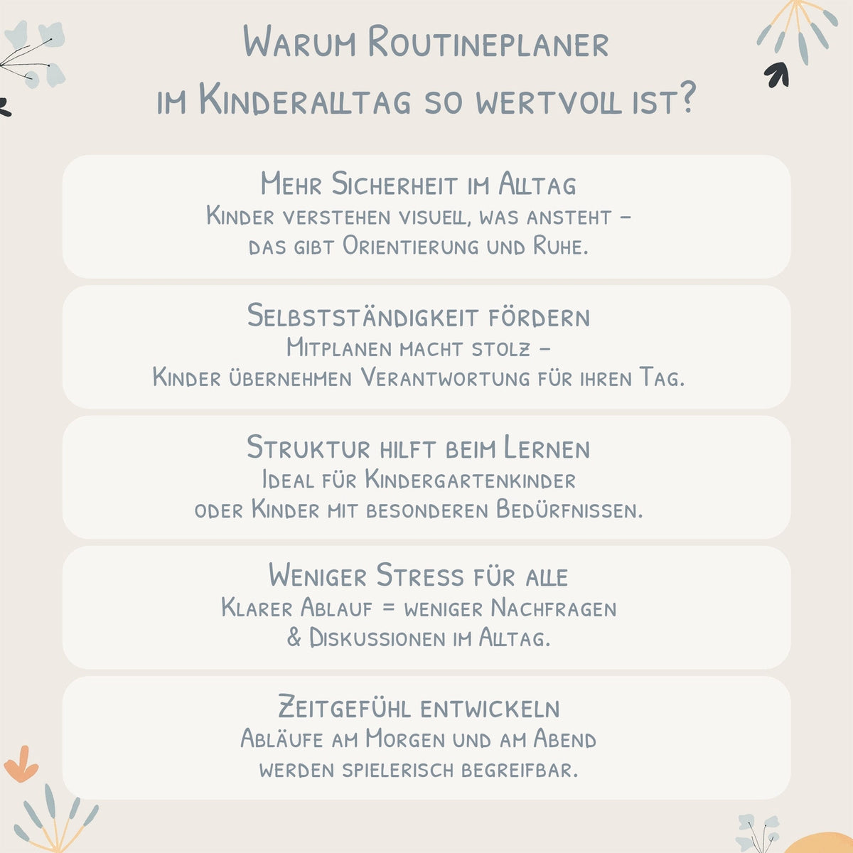 Routineplaner (Morgen & Abend) - Motiv Monster Mutmacherbande